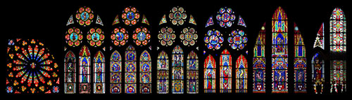 Die Glasfenster im Freiburger Münster. Foto: Wikimedia.org/Joergens.mi, CC-BY-SA-3.0 (de)