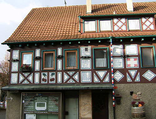 Das Haus von Helmut Palmer in Remshalden-Geradstetten 2006. Foto: Wikimedia.org/Wildfeuer, Creative Commons Attribution-Share Alike 3.0 Unported.