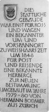 Informationstafel über Joseph Weißhaar.