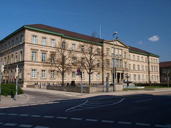 Die Neue Aula der Universität Tübingen. 