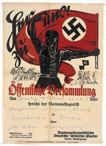 Wahlplakat der NSDAP 1932.
