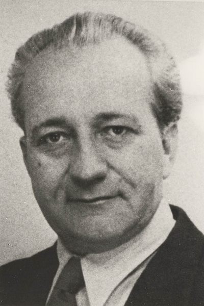 Gustav Heller (1900–1977) war Gründer und Vorsitzender der „Eisernen Front“ in Karlsruhe. Nach 1945 engagierte er sich erneut in der Sozialdemokratie und war unter anderem Landtagsabgeordneter. Foto: Stadtarchiv Karlsruhe