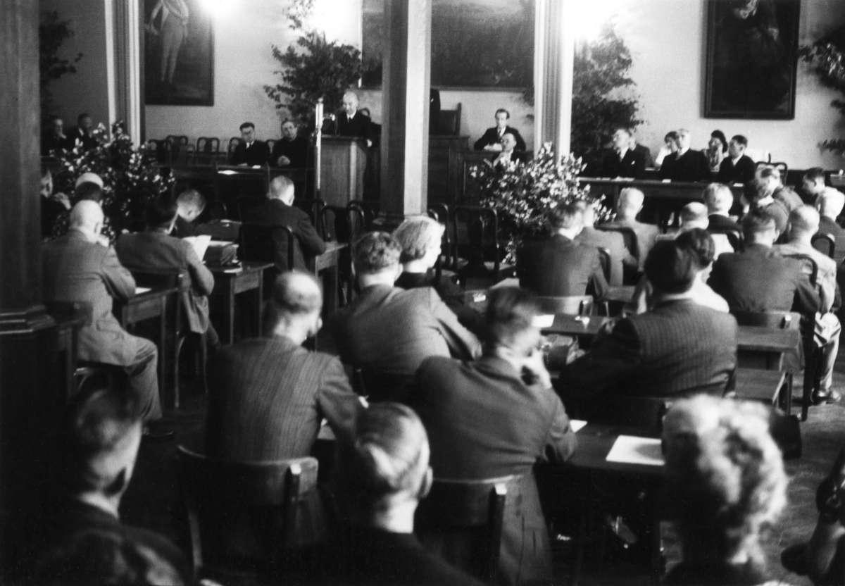 Die Beratende Versammlung des Landes Baden, Historisches Kaufhaus, Freiburg, 22.11.1946